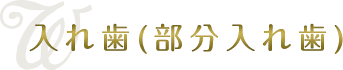 入れ歯（部分入れ歯）